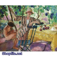 TSD3534 - Tranh sơn dầu người đàn ông nghĩ ngơi